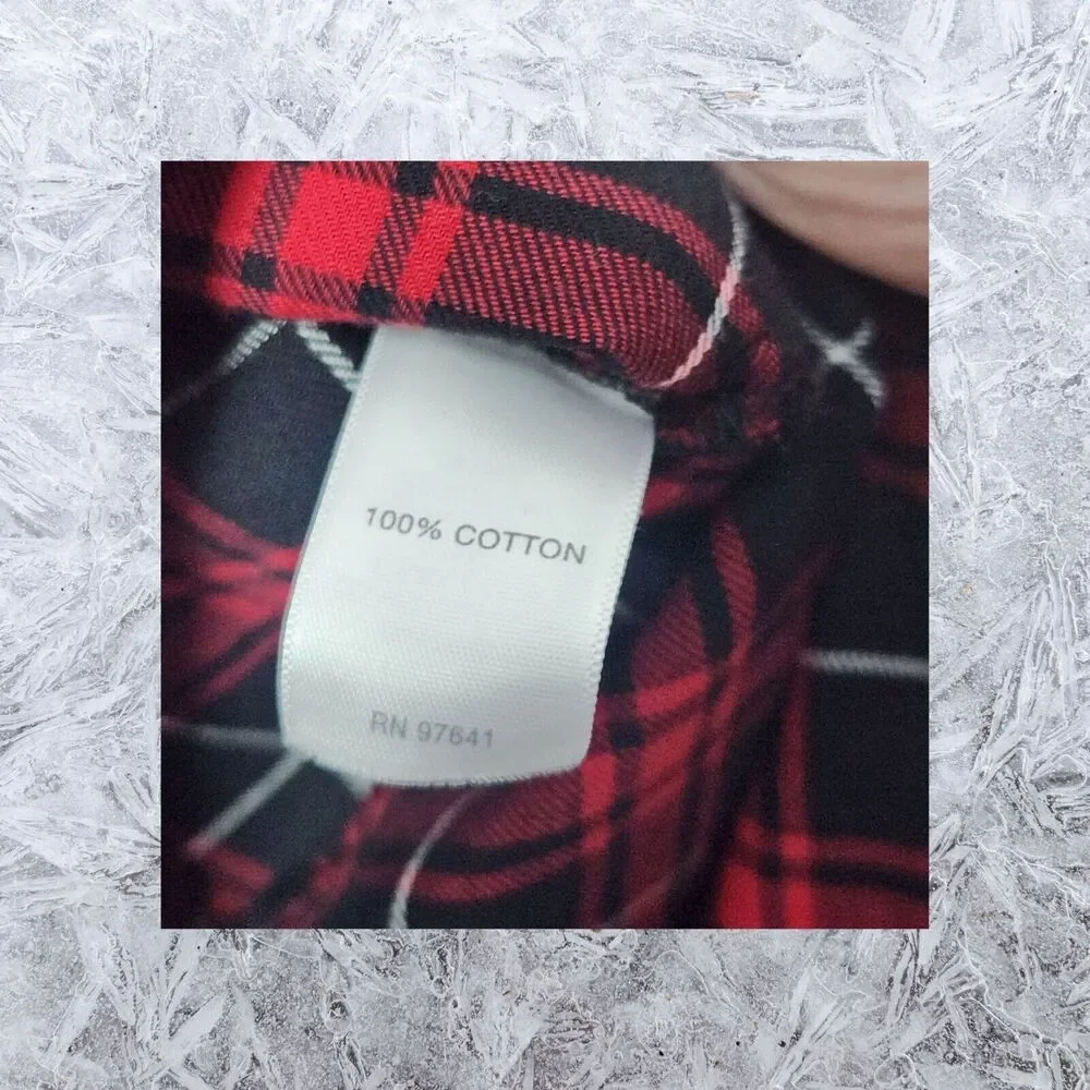 J. Jill Red Black Tartan Plaid Tunic Top Classic Outdoor Preppy Womens Small NWT - Picture 4 of 5